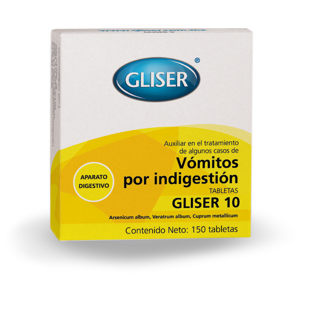 Gliser 10 Vómitos por Indigestión