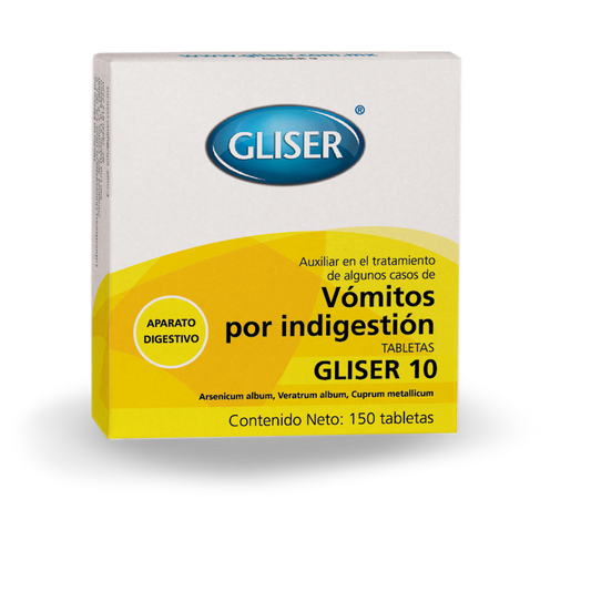 Gliser 10 Vómitos por Indigestión